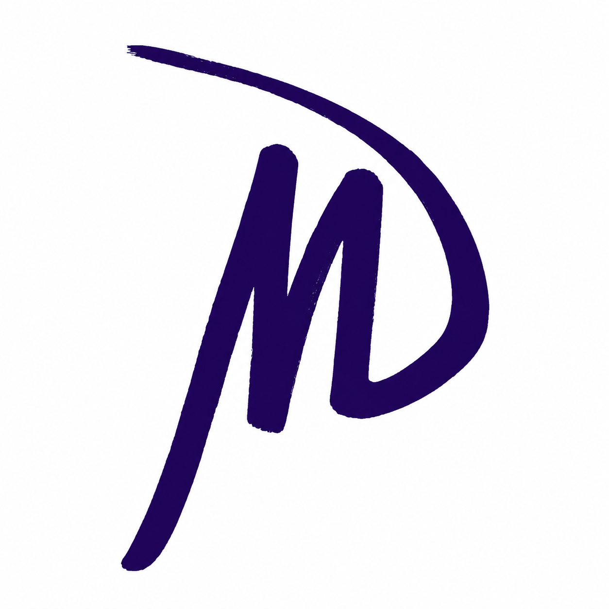 Monkdroid MD brush-mark logo